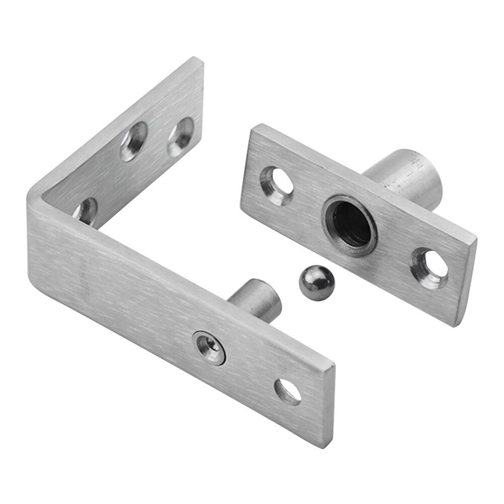 For Door Furniture Easy Install 360 Degree Rotation Stainless Steel Silver Tone Hardware With Screws Pivot Hinge Shaft Cabinet