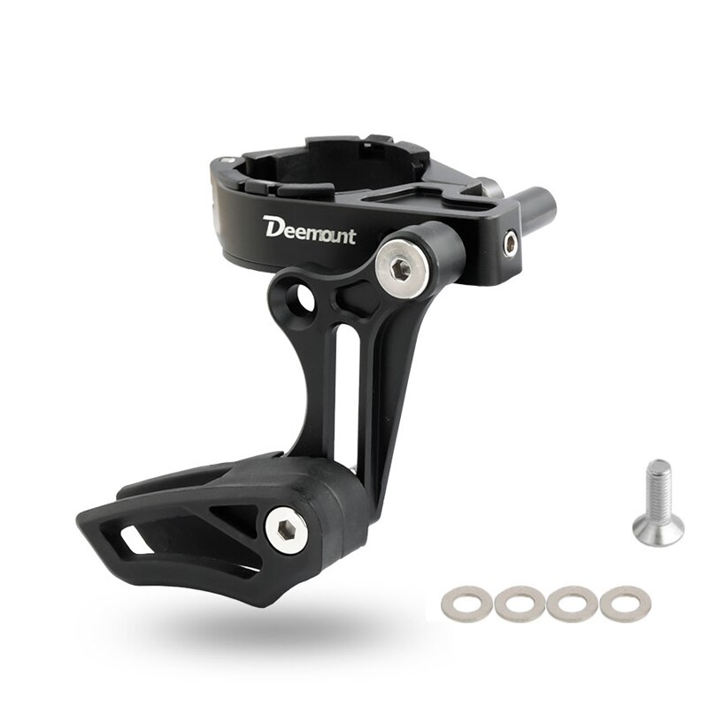 Aluminium Fiets Chain Guide Stabilizer 1X Kettingwiel Mtb Cycle Nylon Chain Holder Protector: CS-04 Black