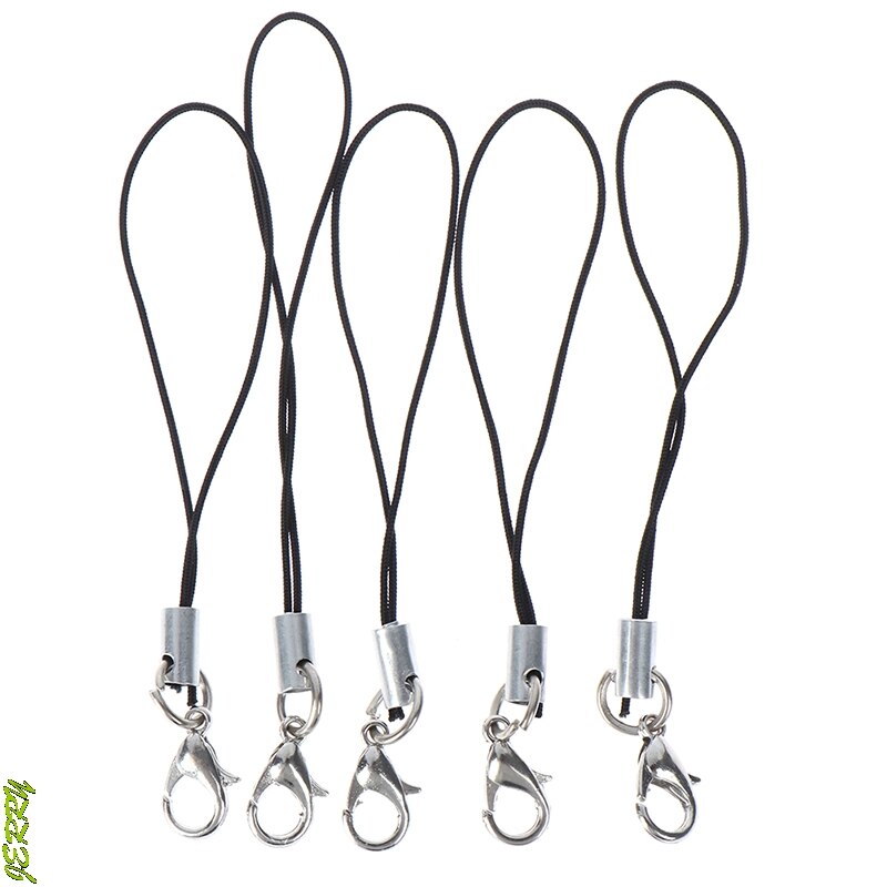 10 Delige Set Van Lanyard Lasso Touw Gesp Touw Sleutel Gesp Haak Telefoon Met Charm Sleutelhanger Tas Accessoires