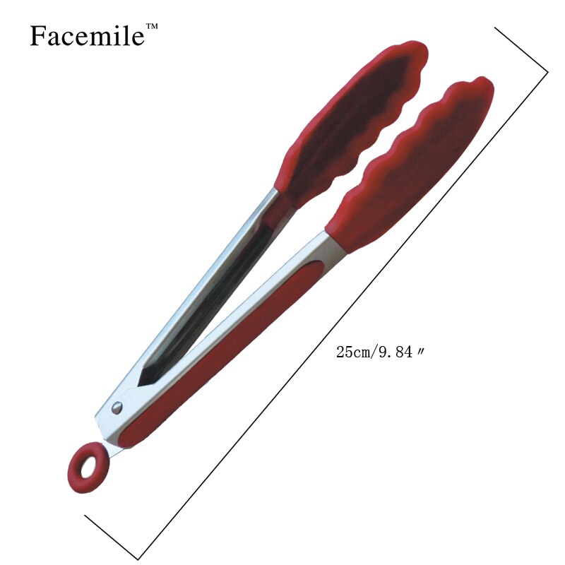 25 cm Keuken Outdoor Camping Tong Clip Barbeque Koken Grillen Turner Serveren Voeden Gebruiksvoorwerp Bakvormen Bakken Accessoires