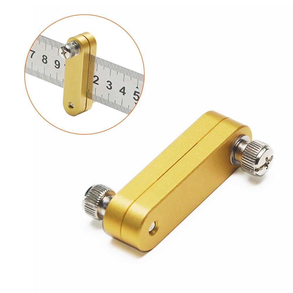 Stål lineal locator mark skraber træværk design maskine scribe snorken gauge træbearbejdning værktøj tykkelse 0 - 3.5mm bredde 0-30