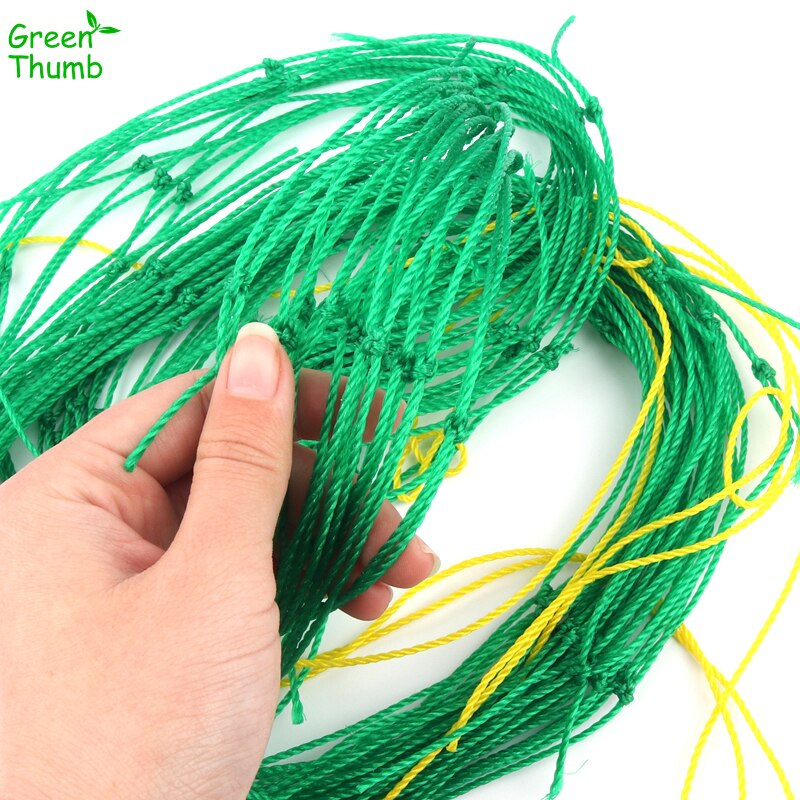 Rede de jardinagem mesh10 * 10cm, rede de nylon de flor, pepino e plantas de pouso, rede de suporte de malha