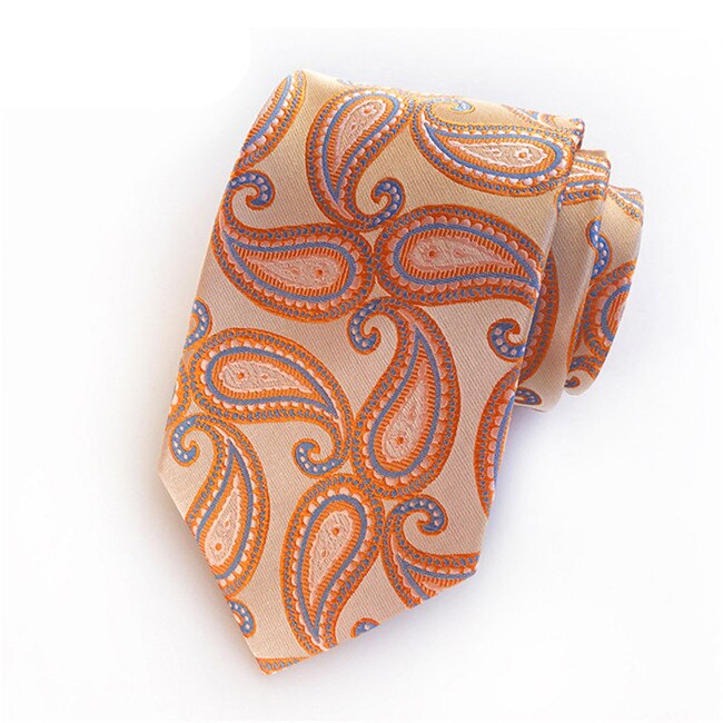 Ties for Men Wedding Business Formal Wear Neckties Polyester Jacquard Ties 8 CM Neckwear Men