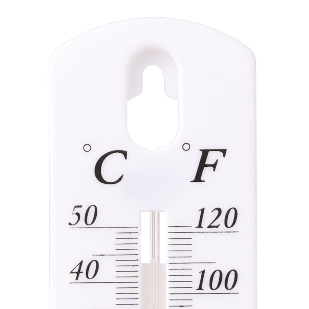 Nøjagtigt holdbart kontorrum termometer drivhus indendørs udendørs temperatur temp meter væghængt termometer
