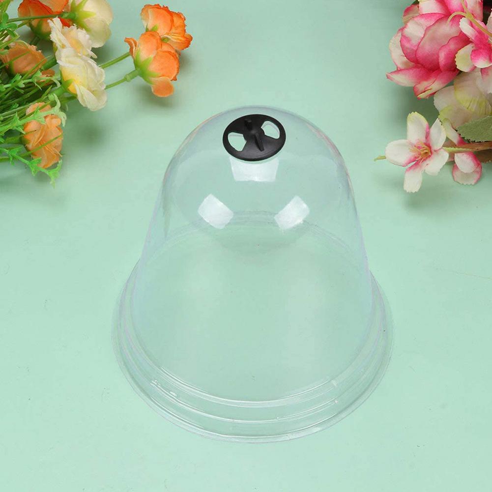 5 uds jardín Cloche cúpula planta Bell planta cubre para decoración de jardín Protector de plantas cubierta de plástico para tapa de protección de planta