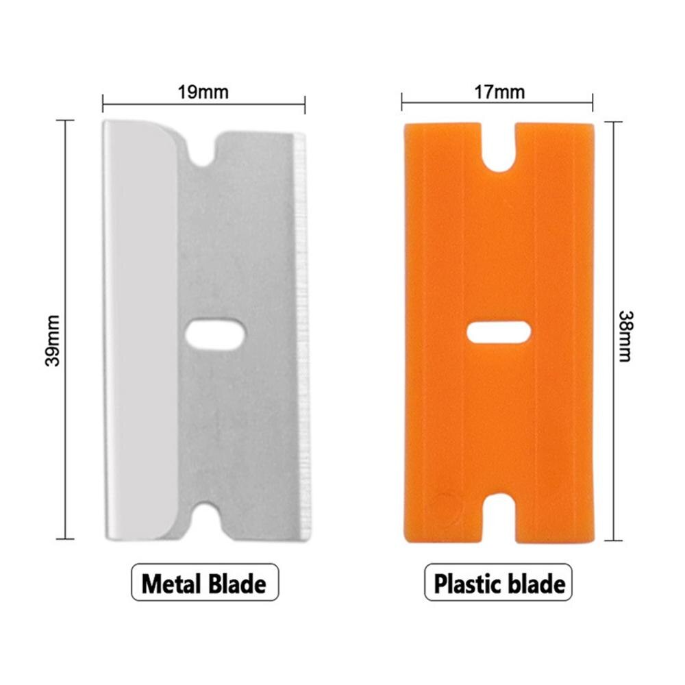 Car Window Tint Ceramic Glass Oven Razor Scraper Plastic Handle Razor Scraper Ceramic Glass Oven Window Tinting Tool Blade