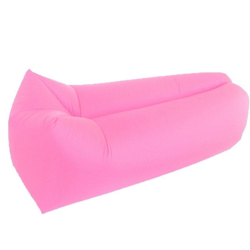 Sofá de aire ultraligero para dormir al aire libre, cama hinchable para piscina, colchoneta hinchable: Pink