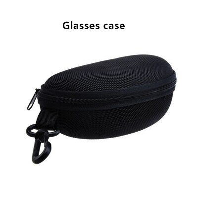 Fietsen Zonnebril UV400 Bescherming Outdoor Mannen Vrouwen Sport Vissen Mtb Fiets Wandelen Fietsen Bril Winddicht Fietsen Brillen: glasses case