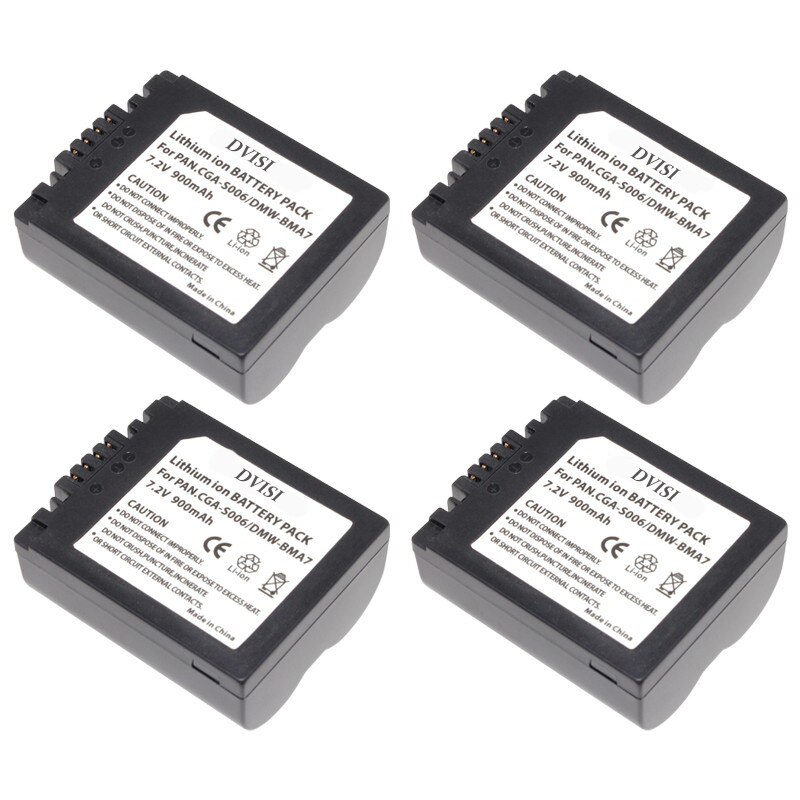 1Pc CGA-S006 CGR CGA S006E S006 S006A BMA7 DMW BMA7 Oplaadbare Batterij voor Panasonic DMC FZ7 FZ8 FZ18 FZ28 FZ30 FZ35 FZ38 FZ50