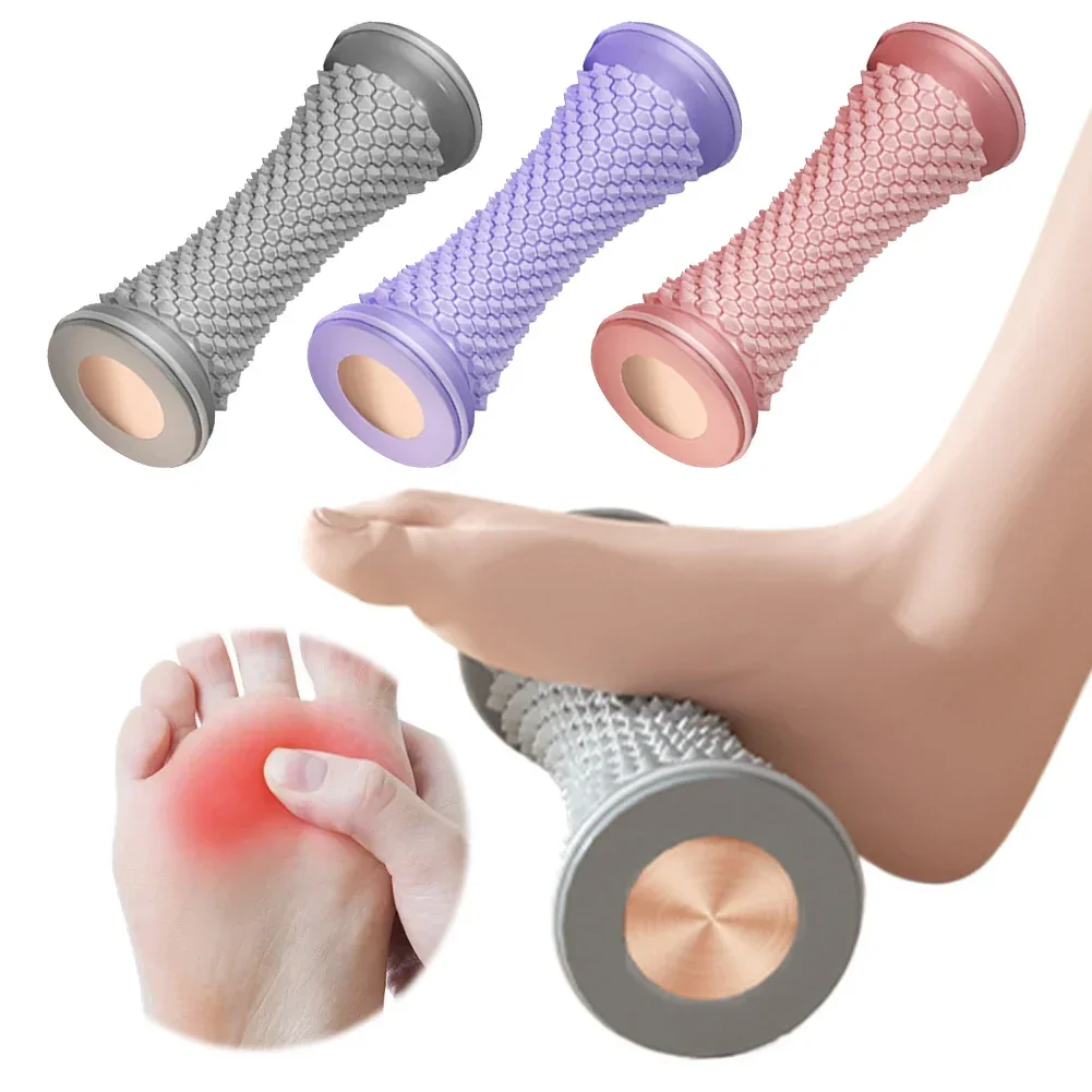 1Pc Voetroller Massager Yoga Fascia Roller Home Fitness Vingerafdrukbord Diepe Spierontspanning Voetmassage Roller