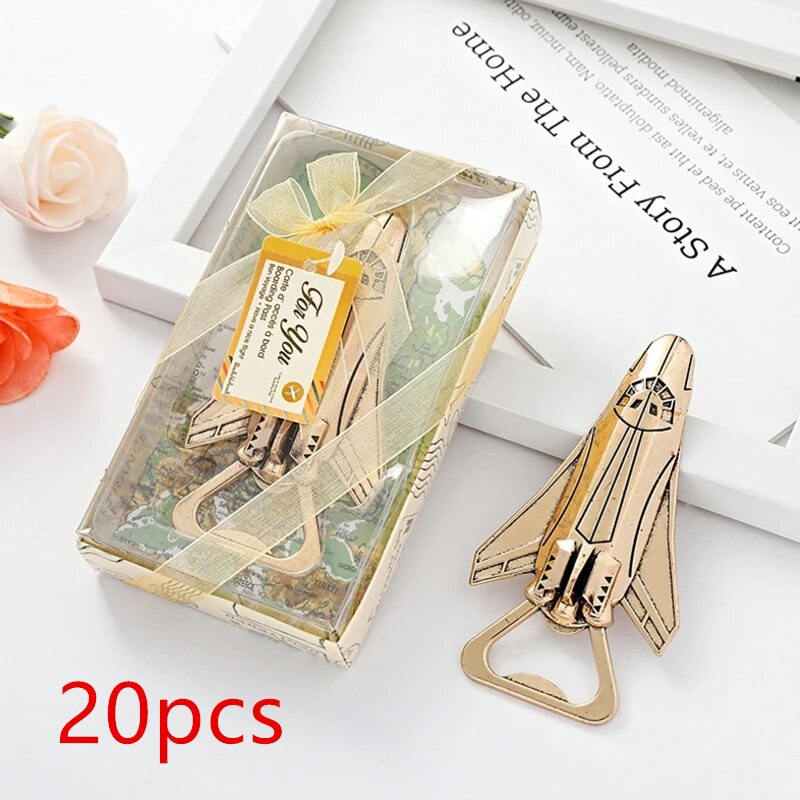Regali di nozze per gli ospiti antico aereo aereo forma vino apribottiglie apribottiglie in metallo per bomboniere regalo festa di nozze