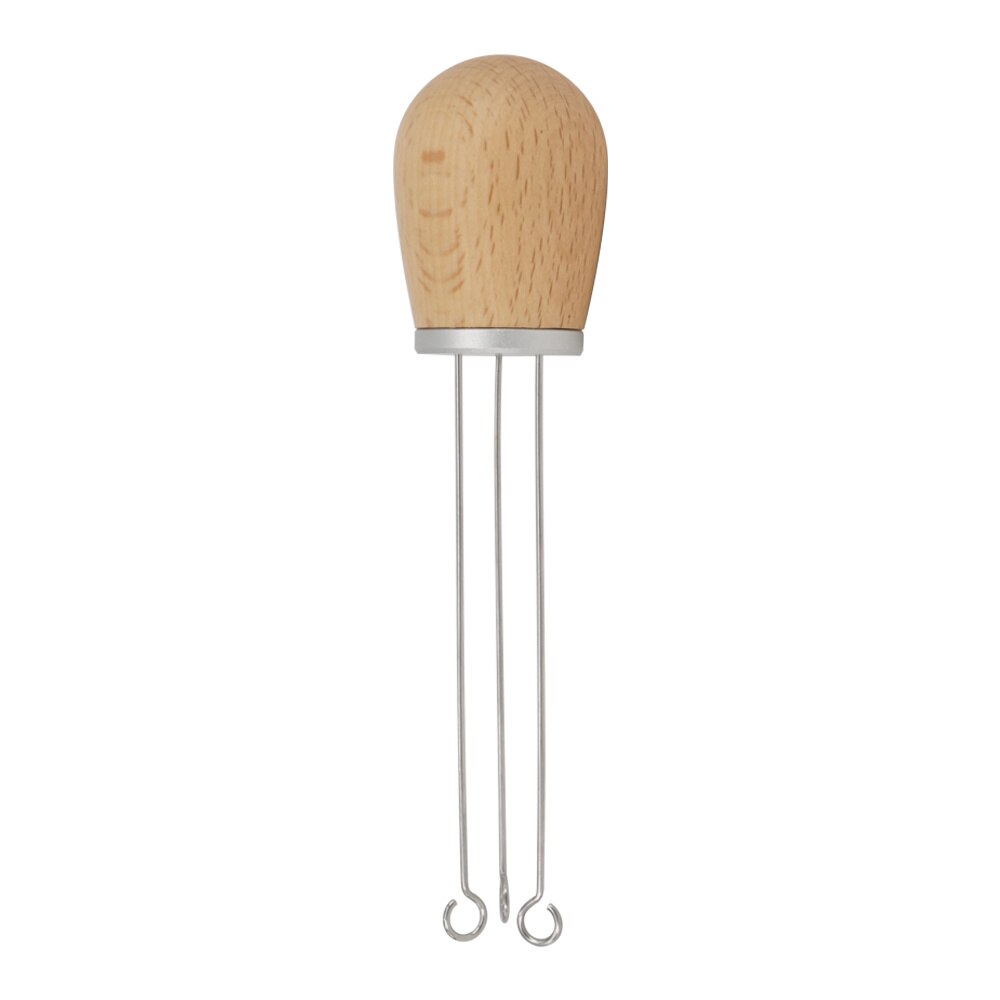 Needle Pin Coffee Tamper Distributor Espresso Stirrer Stirring Tool Stainless Steel Solid Wood Handle Coffee Leveler Accessories: B