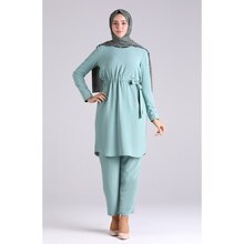 Aerobin Stof Tuniek Broek Dubbele Hijab Pak 2022 Seizoen Zomer Trend Abaya Moslim Jurk Vrouwen Kaftan Open Abaya Lange Jurk afri