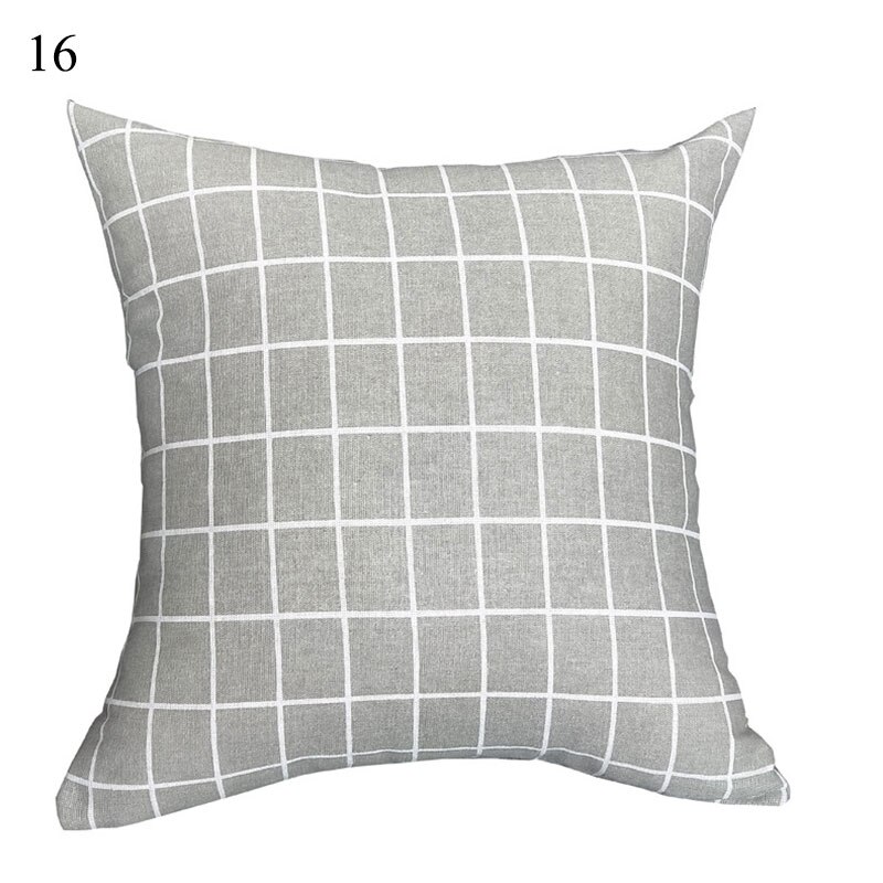 Housse de coussin carrée, taie d'oreiller, décoration de voiture, à la , fournitures pour la maison, 40x40cm: 16