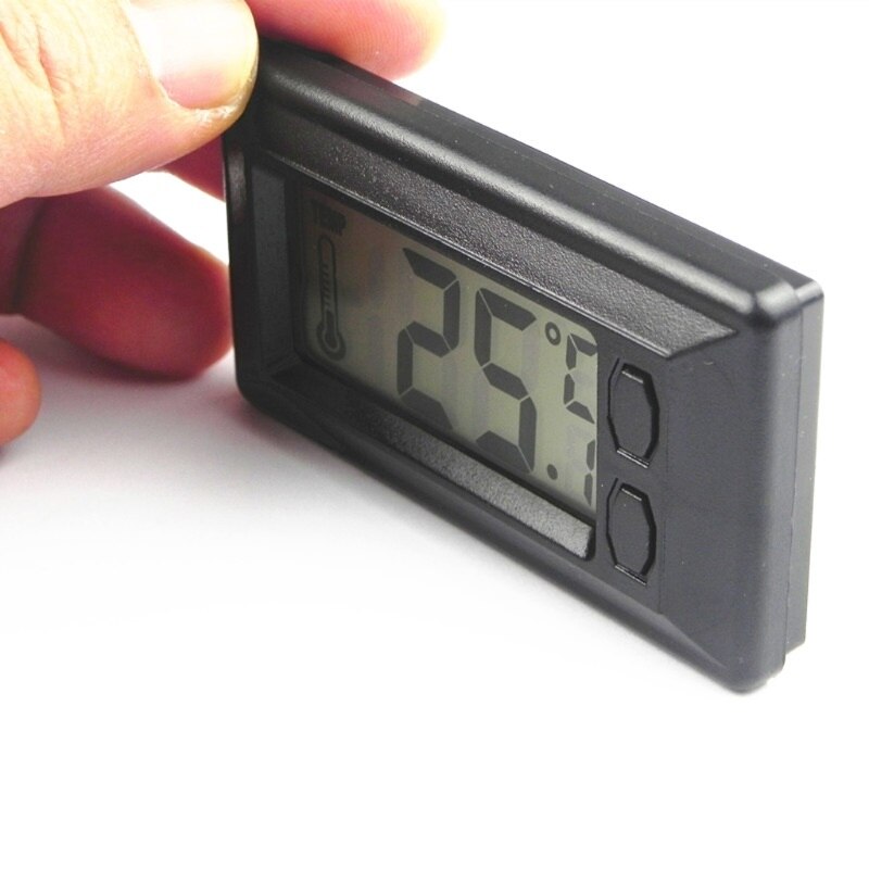 Mini Weather Station LCD Digital Waterproof Electronic Dashboard Thermometer Temperature Monitor Tester for Car Home Bedroom