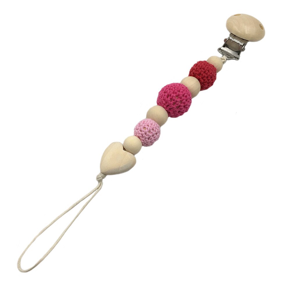 Play Gym Accessorie Chew Baby Silicone Kralen DIY Bijtring Sieraden Verpleging Hangers Baby Speelgoed Rammelaar Beuken Houten Bijtring