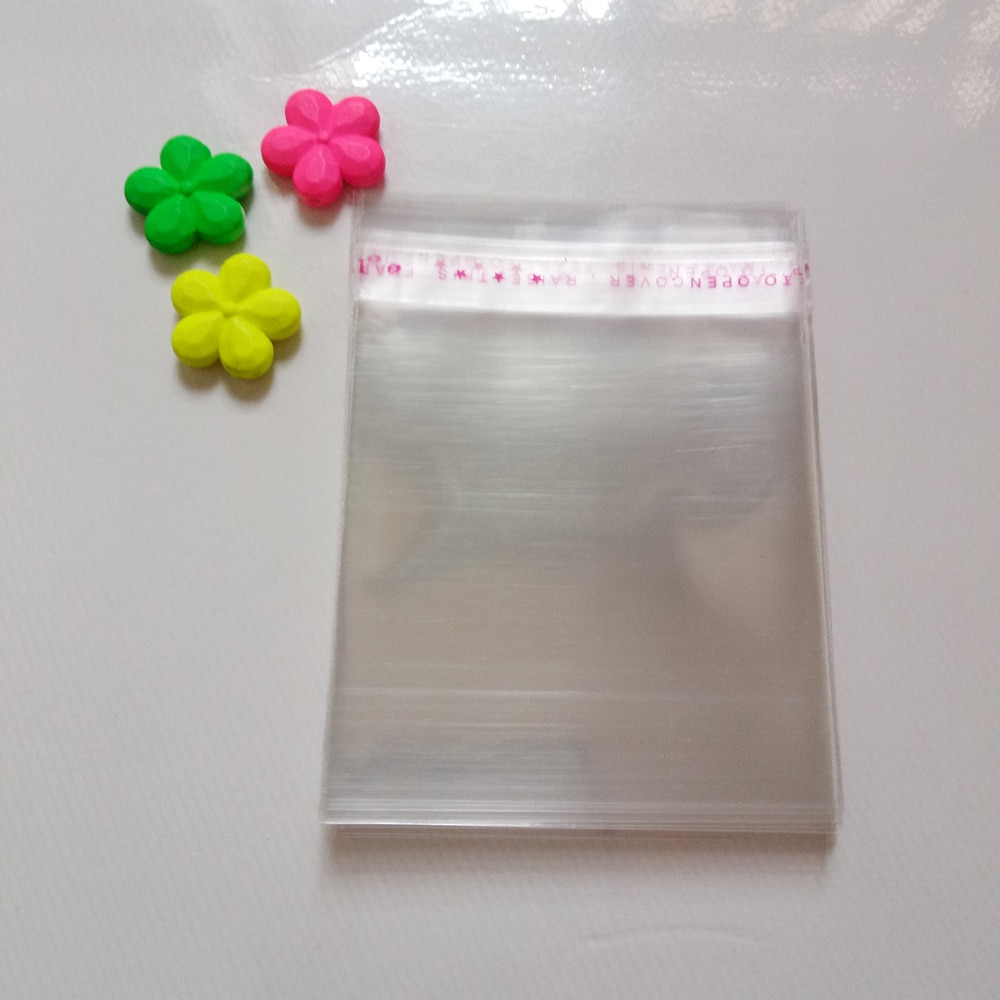 1000 sztuk Opp Bag samoprzylepne przezroczyste torby dla kobiet/tkaniny/prezent/woreczki na biżuterię małe plastikowe torby wyświetlacz torba do pakowania