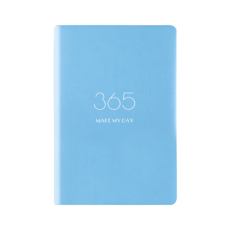 Agenda planificateur organisateur A5 Agenda hebdomadaire mensuel cahier et Journal 365 jour Plan carnet de notes retour à l'école manuel de voyage: Bleu