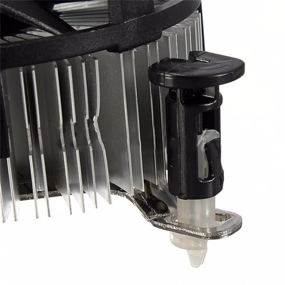 Aluminium Materiaal Cpu Koelventilator Koeler Voor Computer Pc Rustige Stille Koelventilator Voor 775/1155 /1156