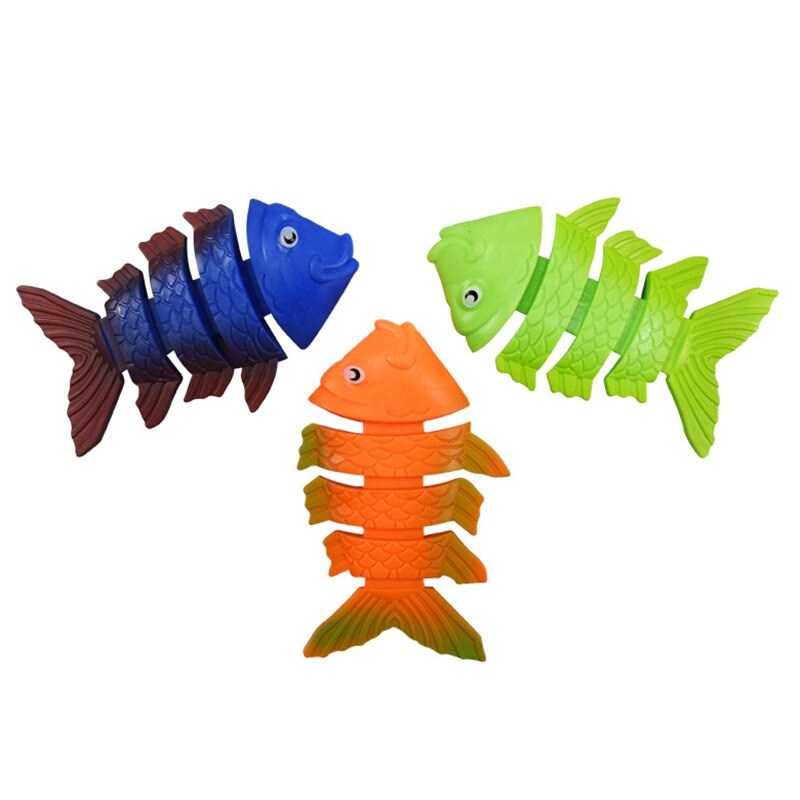 3 Pcs Zomer Zwembad Speelgoed Duiken Groene Plastic Vis Water Speelgoed Kinderen Duiken Training Speelgoed Kinderen Zwemmen Speelgoed Duiken Vis se