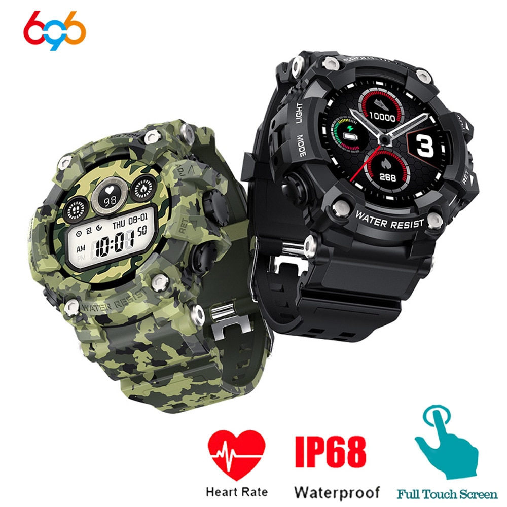 696 TRDT6 Smart Horloge Waterdicht IP67 Lange Standby Smart Horloge Hartslag Bloeddruk Outdoor Mannen Sport Smartwatch