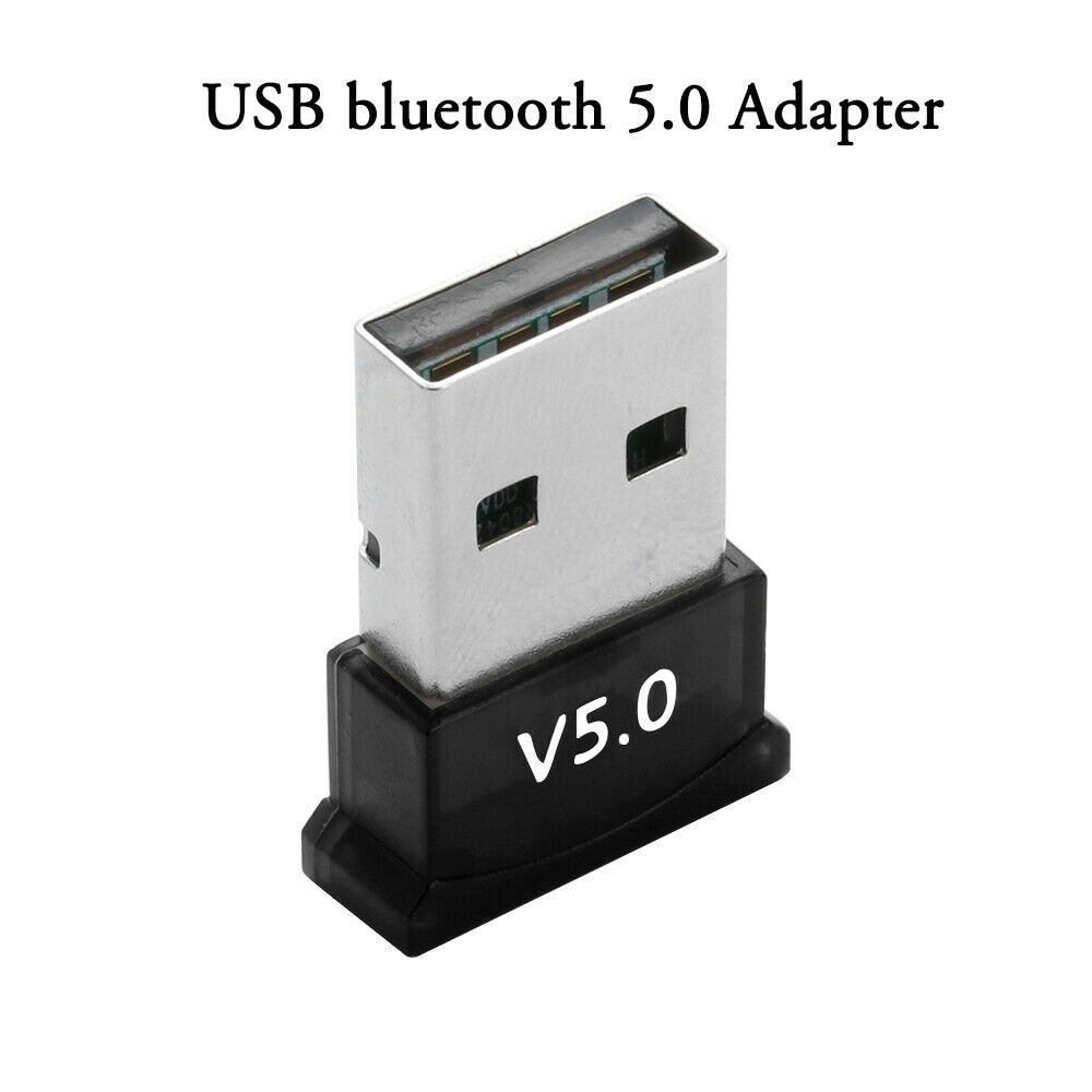 Adaptador USB bluetooth 5,0, Dongle receptor estéreo inalámbrico para PC Win 10 8 7/XP