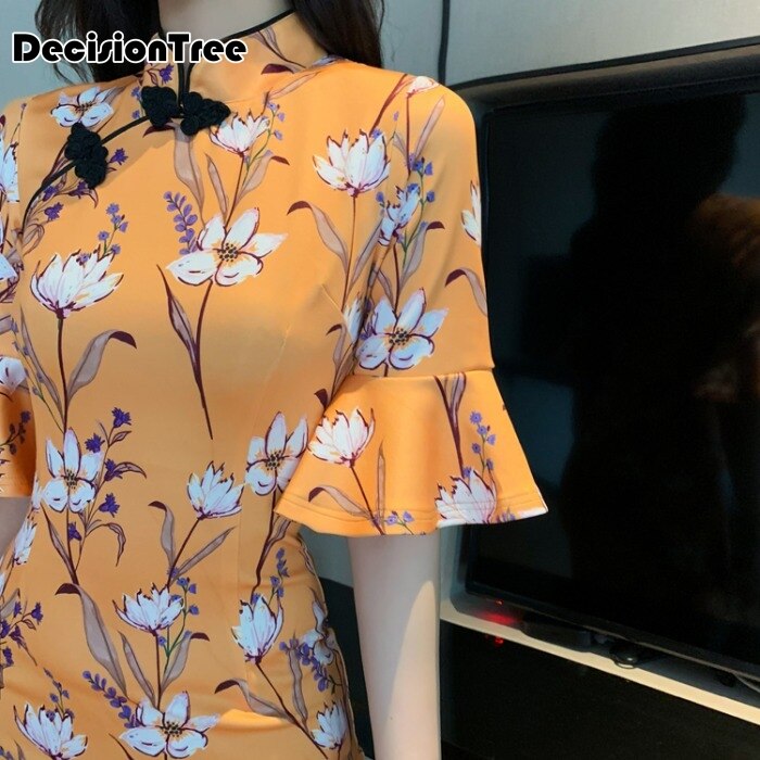 Dandelion - New Chinese Style Cheongsam Dress