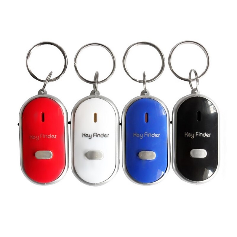 Wireless Key Finder Whistle Sensor Anti-lost Alarm Sound LED Light Things Tracker Elderly Anti-lost Alarm for The Elderly