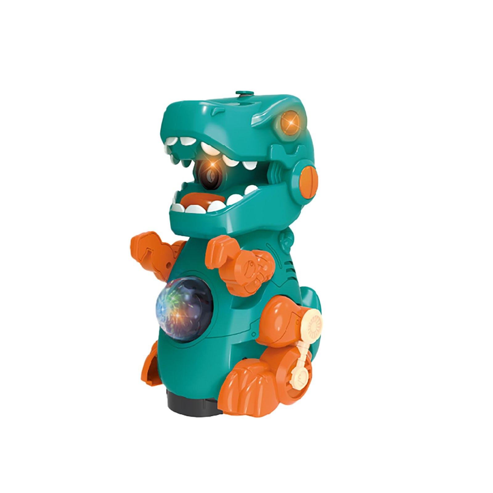 Cartoon Dinosaurus Vormige Elektrische Handmatige Automatische Bubble Maker Lichteffecten Muziek Geluid Bubble Machine Kinderen Speelgoed (50Ml)
