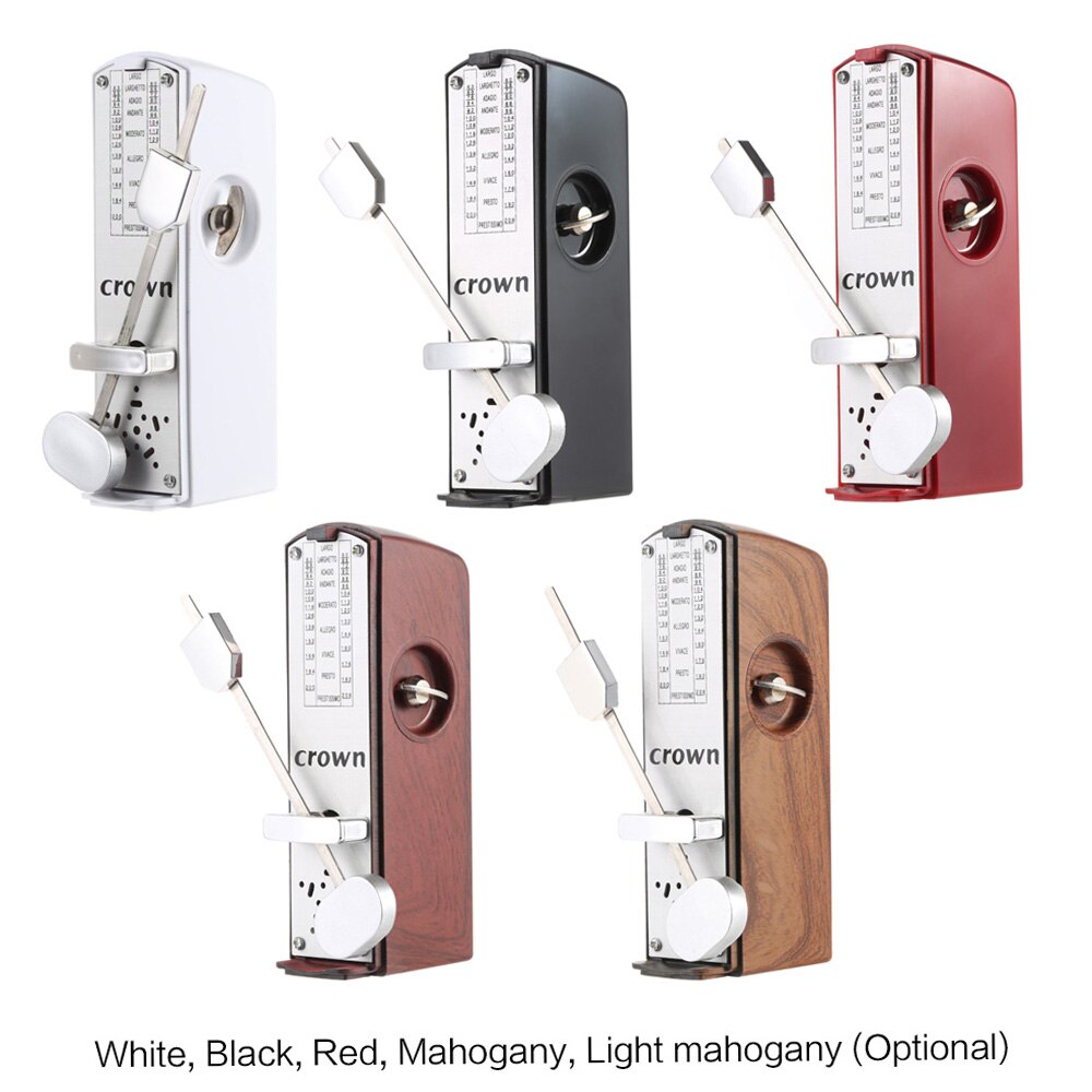 Portable Mini Mechanical Metronome Universal Metronome 11cm Height for Piano Guitar Violin Ukule Chinese Zither Music Instrument