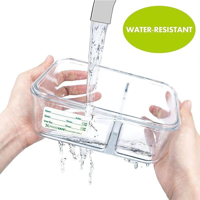 250pcs/roll Foodsafe Labeling Stickers Portable Self-adhesive Removable Refrigerator Food Storage Paper Blank Sticker Labels