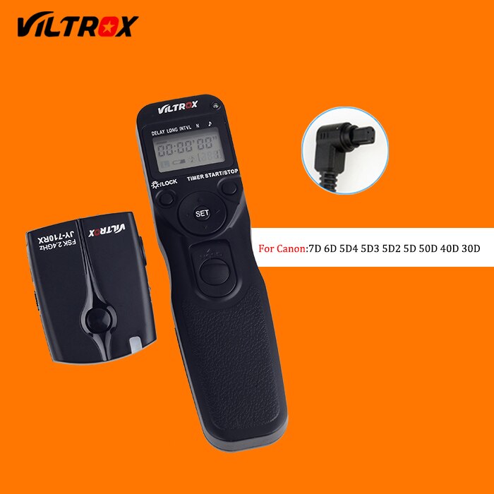 Viltrox JY-710 Camera Draadloze Timer Afstandsbediening Ontspanknop Kabel voor Canon M5 M6 Nikon Pentax Sony A7 A7III A6000 a6300: C3