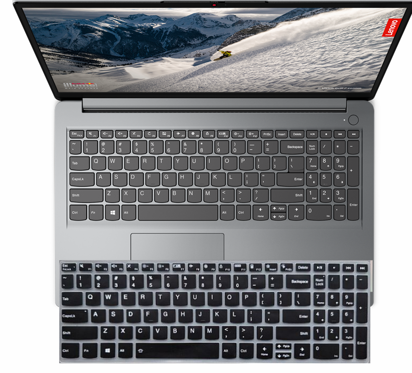 Para Lenovo Ideapad 1 15 GEN 7 15AMN7 15ADA7 15ALC7 15IAU7 15IJL7 15IGL7 2022 15,6 ''funda de silicona para teclado de ordenador portátil
