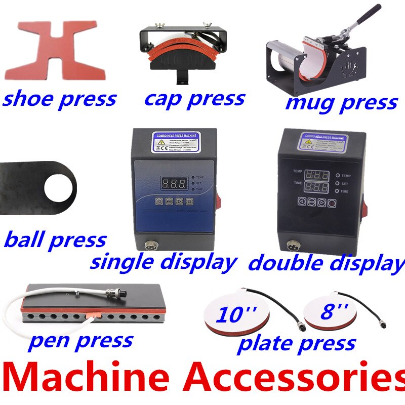 Sublimeringsmaskin värmepress reservdelar värmepress maskin tillbehör