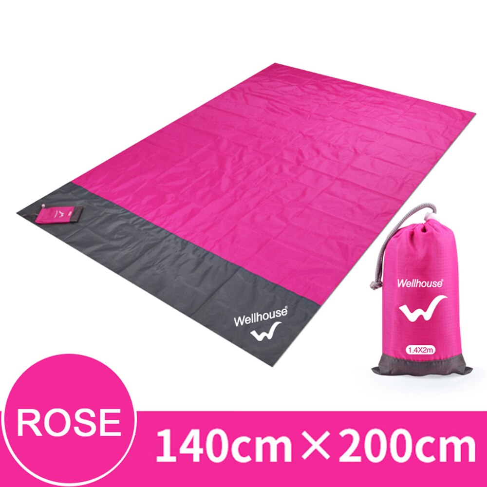 Camping Mat Strand Deken Outdoor Draagbare Picknick Mat Camping Mat Matras Outdoor Camping Picknick Mat Deken: plum / M