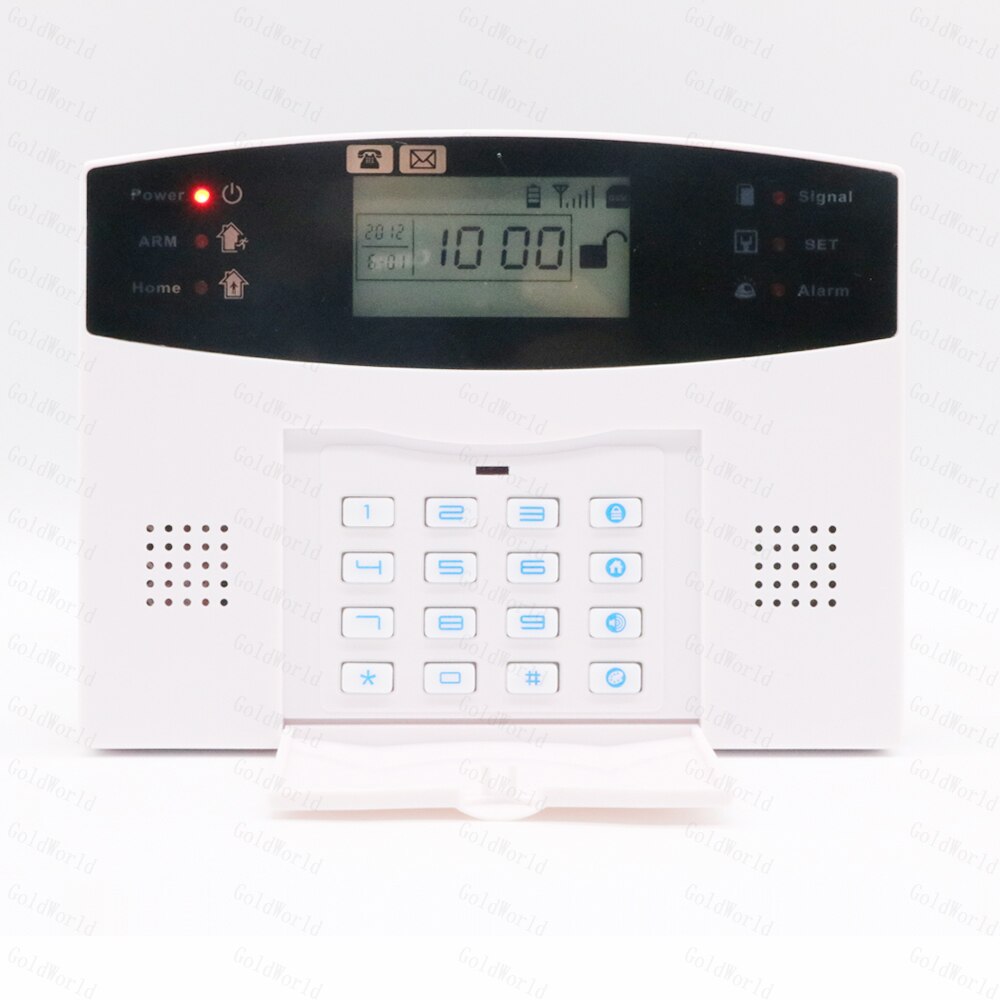 99 Zone Wireless House Safety LCD Wireless GSM Alarm Keypad Security Alarm System With Pir Motion Sensors