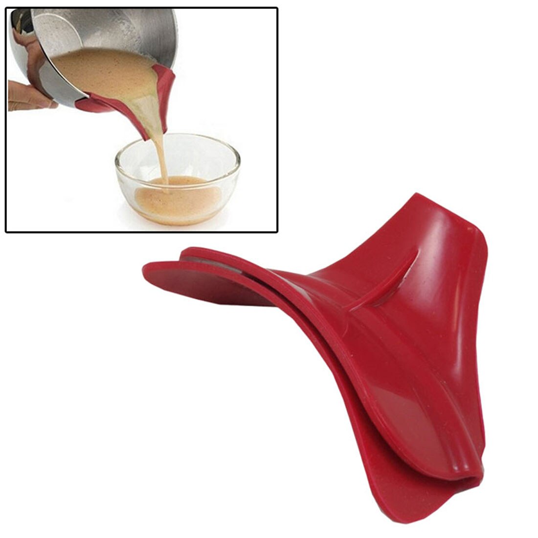 Silicone Strainer Colanders Kitchen Clip On Pot Drainer For Draining Excess Liquid Univers Draining Pasta Vegetable Cookware: 2