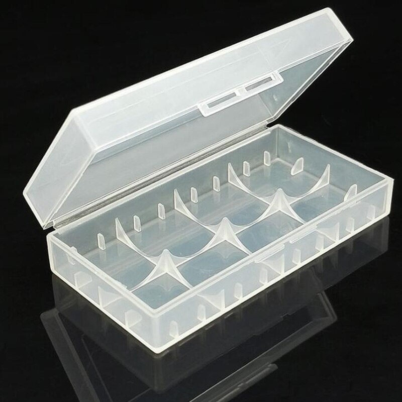 1 stk plastik batterikasse holder opbevaringsboks til 18650 cr123a 17335 16340 genopladelige batteribeholder taske taske organizer boks