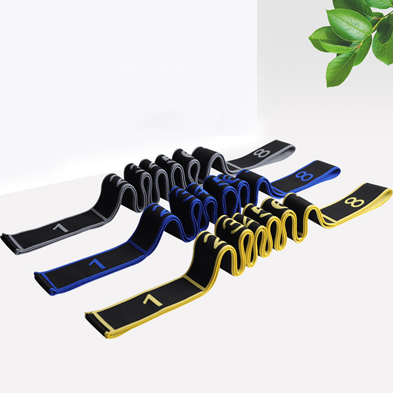 Elastischer Yoga-Stretchgurt mit Schlaufen, Stretchgurt für Ballett, Beinkörper, Stretchband für Yoga, Tanz, Pilates, Gymnastik