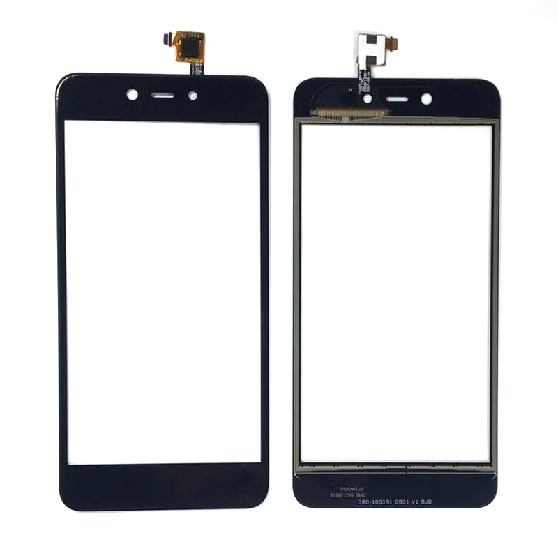 De superior para BQ huelga de 5211 ) capacitiva Digitalizador de pantalla táctil vidrio frontal de repuesto de pantalla táctil con 3m etiqueta