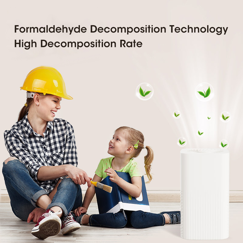 Portable Desktop Air Purifier With HEPA Filter Mini Air Purifier Household Air Cleaner Odor Remover Air Freshener For Home