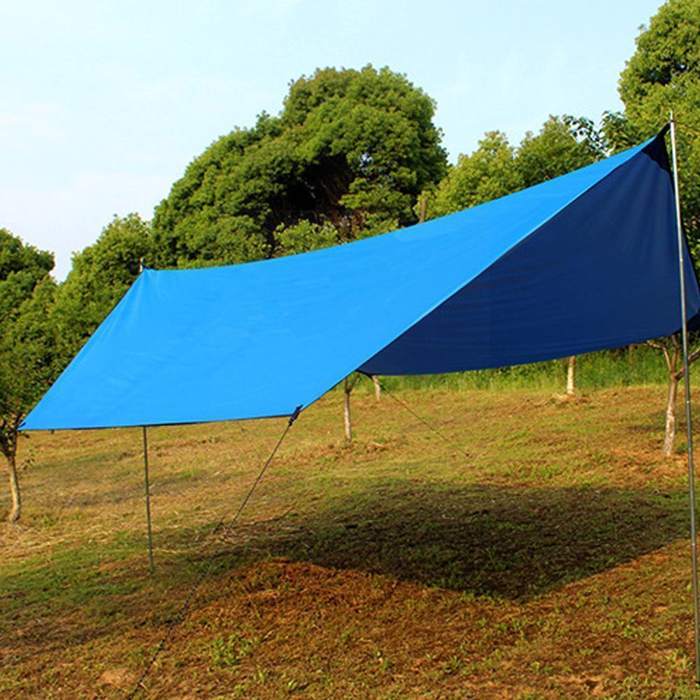 Luifel Ultralight Tarp Camping Mat Waterdicht Multifunctionele Outdoor Onderdak Strandtent 145x100cm