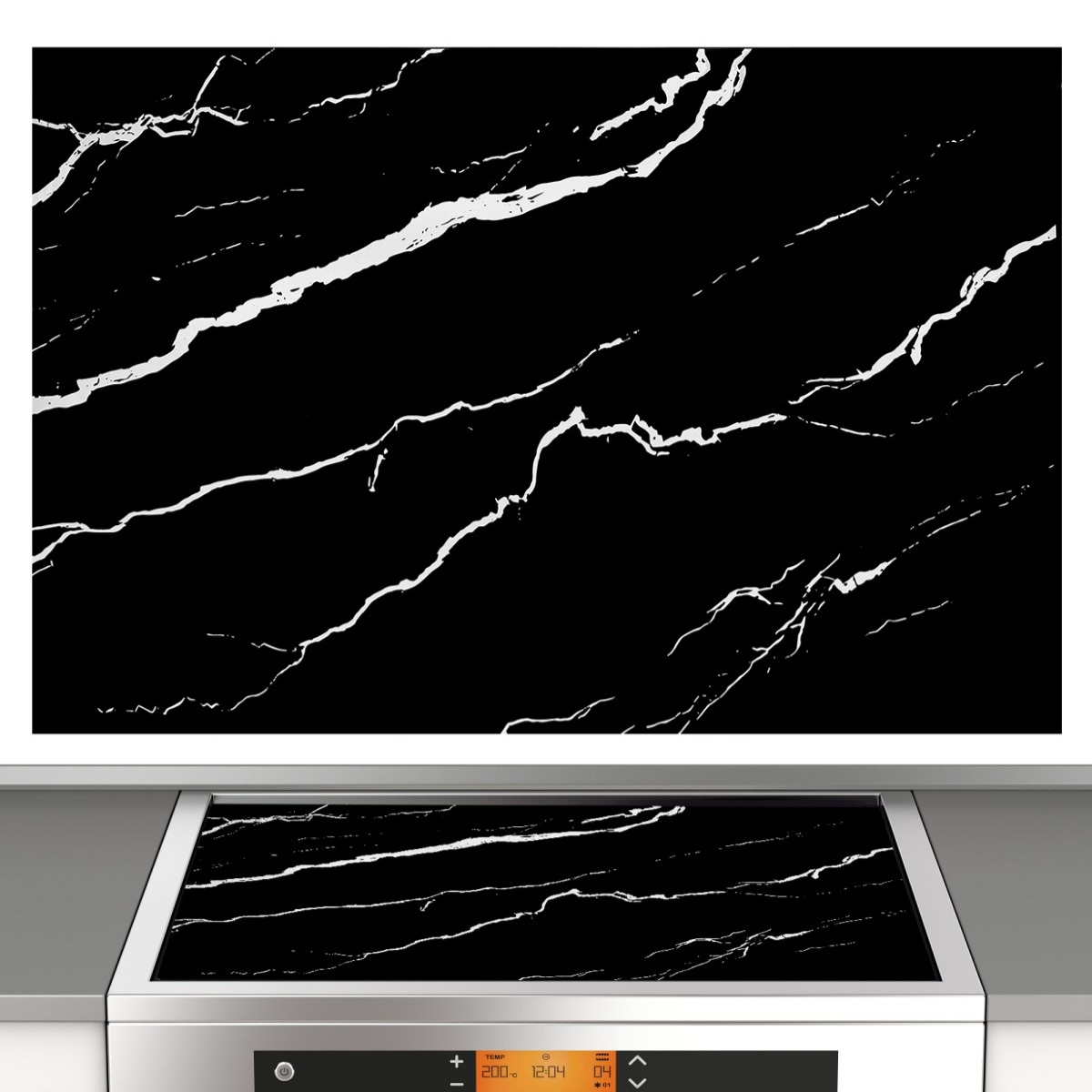 Induction Cooktop Mat Silicone Induction Cooker Covers Kitchen Heat-resistant Non-Slip Induction Cooktop Scratch Protector Mat: L / green