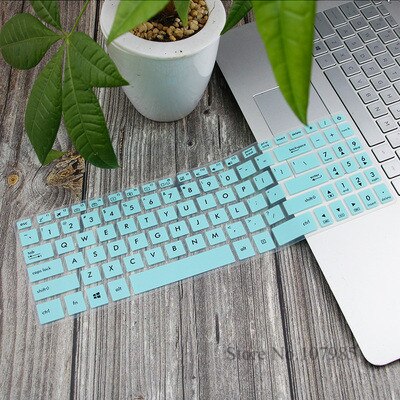 15.6&#39;&#39; Laptop Keyboard Cover Skin For Asus VivoBook Pro 15 N580G N580GD N580VD M580VD N580 M580 NX580VD YX570ZD YX570ud YX570: Skyblue