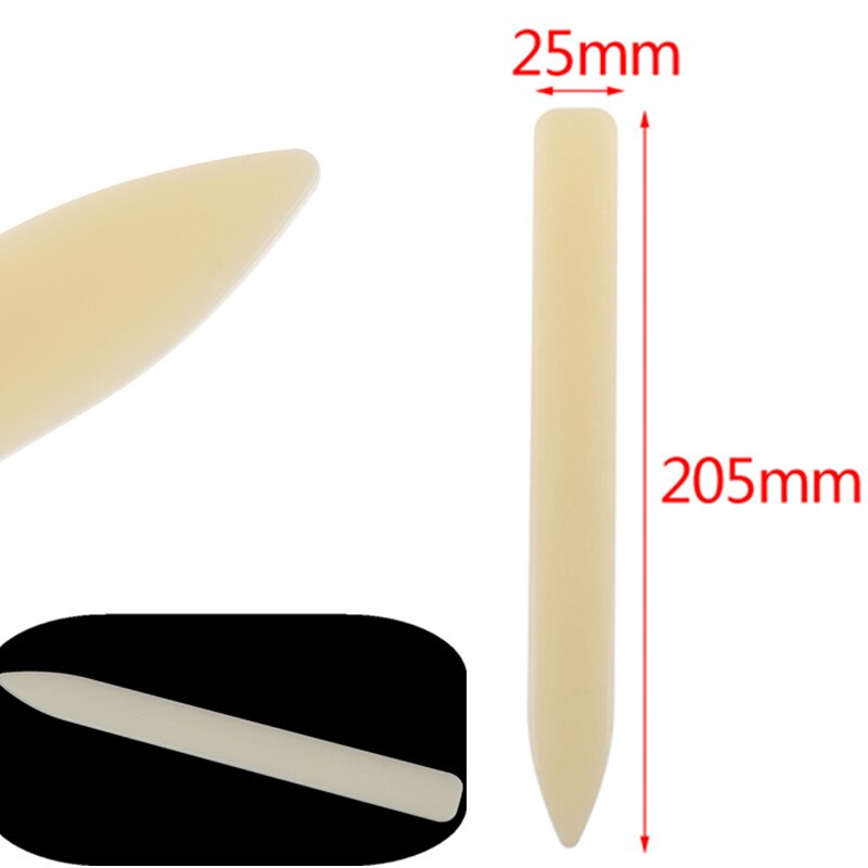 Outil De Pliage En Os Naturel Pour Le Travail Du Cuir - 15 Cm, Pointe Fine Pour Marquage Précis