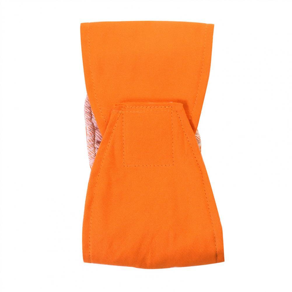 Soft Pet Sanitary Pants Comfortable Breathable Unisex Puppy Dog Menstrual Period Pants: Orange / S