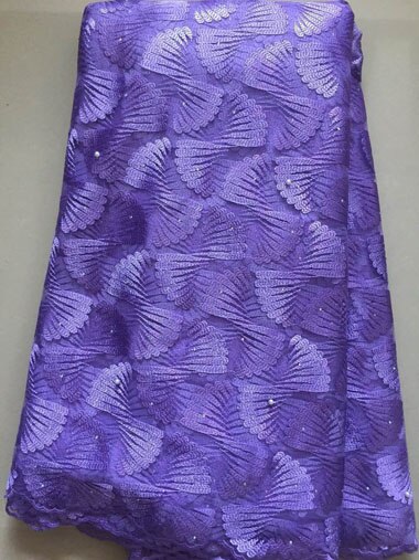 Pink peach nigerian lace fabric lace Net Lace french lace fabric african lace With Stones YLL3321