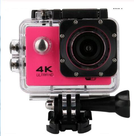 SJ9000 Wifi 4K 1080P Ultra HD DVR DV Camcorder 30M Wasserdichte Helm Camcorder: rot / mit 32GB TF Karte