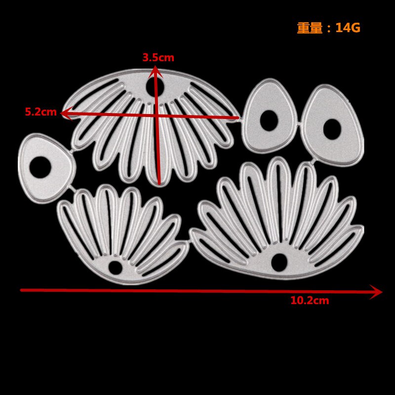 Wedding Invitation Dies Metal Cutting Dies Scrapbooking Valentine's Day Decoration Craft Dies Cut for Card Making D036