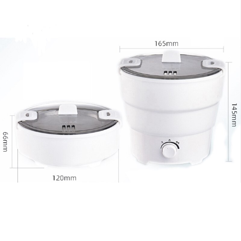 -Opvouwbare Elektrische Pan Ketel Verwarmd Voedsel Container Verwarmd Lunchbox Fornuis Draagbare Multifunctionele Thermische Fornuis Ons